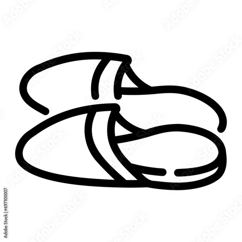 slipper Line Icon