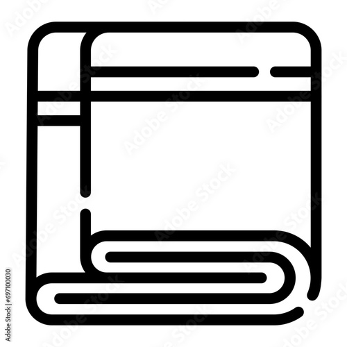 blanket Line Icon