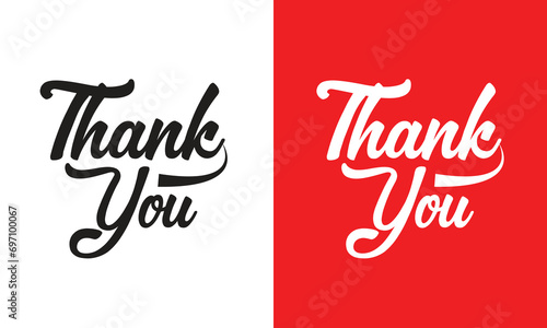 Thank You T Shirt DesignThank you modern phrase handwritten vector calligraphy with swooshes. Black paint lettering isolated on white background. Postcard, greeting card, t shirt print.