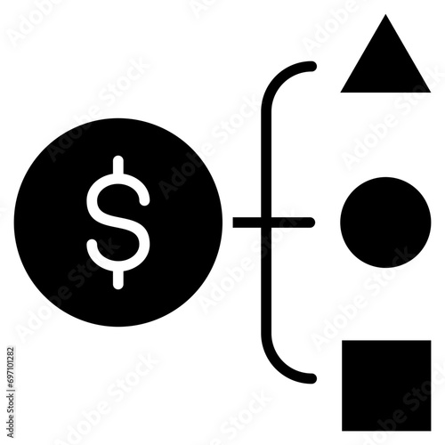 Diversify  Glyph Icon