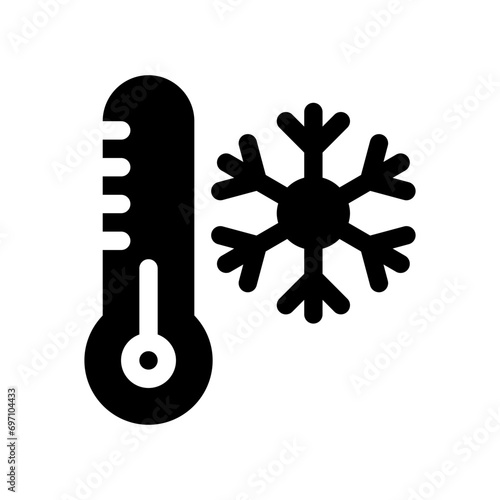 temperature glyph icon