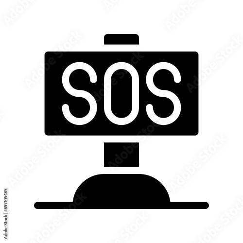 sign glyph icon