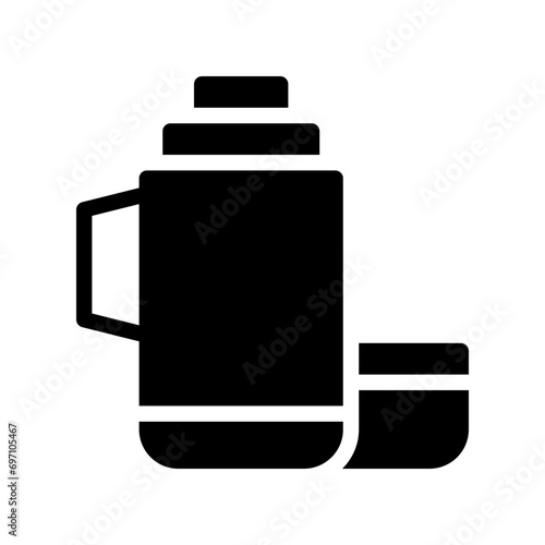 thermos glyph icon
