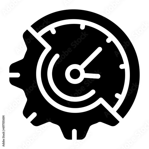 time management Solid icon