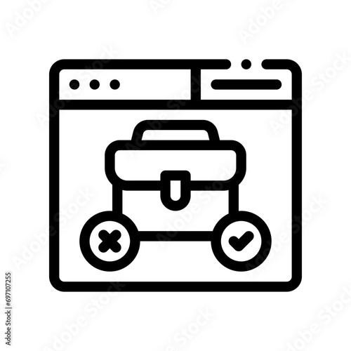 requirement line icon