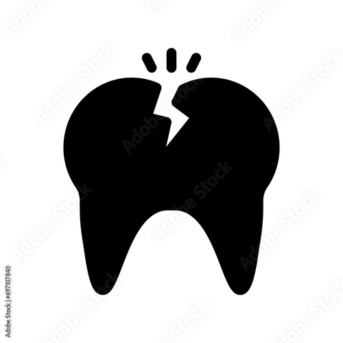 tooth glyph icon