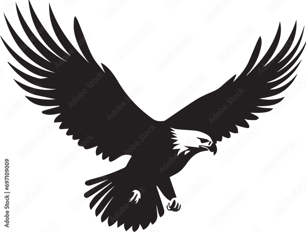 Eagle silhouette vector Eagle silhouette vector