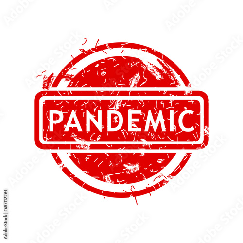 pandemic, simple vector rust dirty red simple circle vector rubber stamp effect