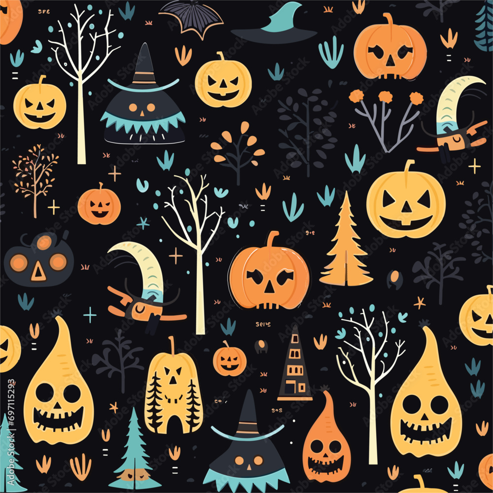 halloween seamless background halloween seamless background