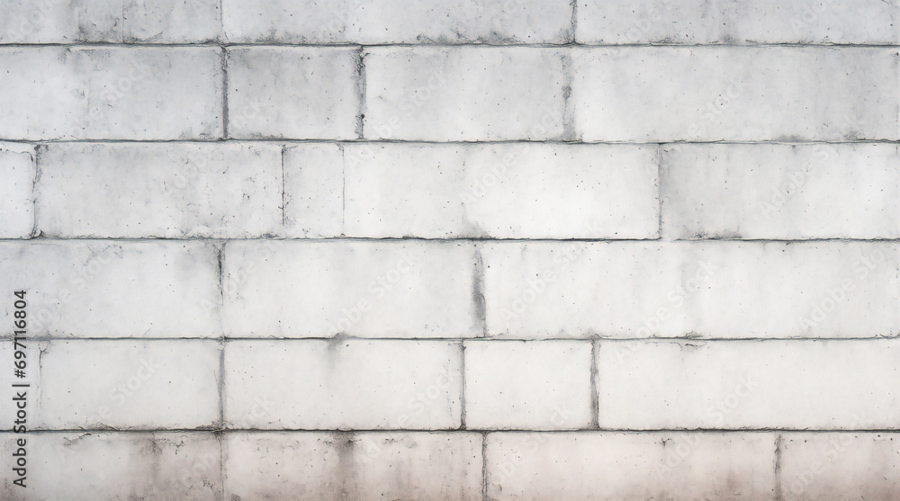 Naklejka premium Vintage-Gebäudewand aus rotem Backstein, Ziegelzaunwand, Hintergrund für Design. Hintergrund einer alten, freigelegten, schmutzigen Ziegelwand, Textur. Lange und breite schäbige Gebäudefassade. Abstra