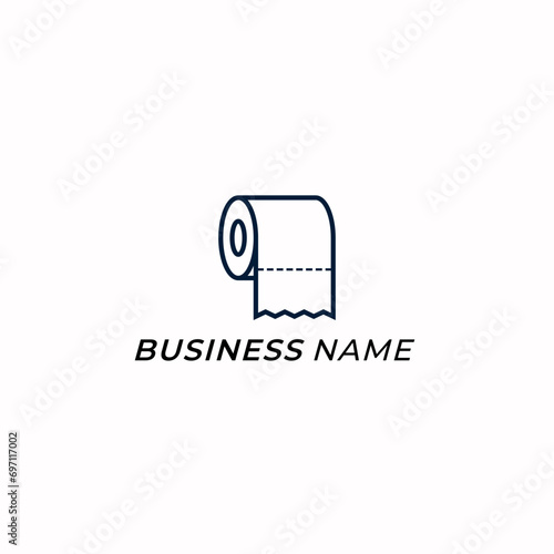 design logo creative tissue toilet