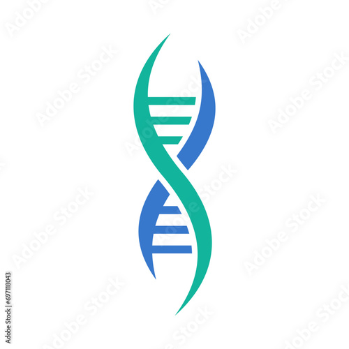 DNA Vector Logo Design Template