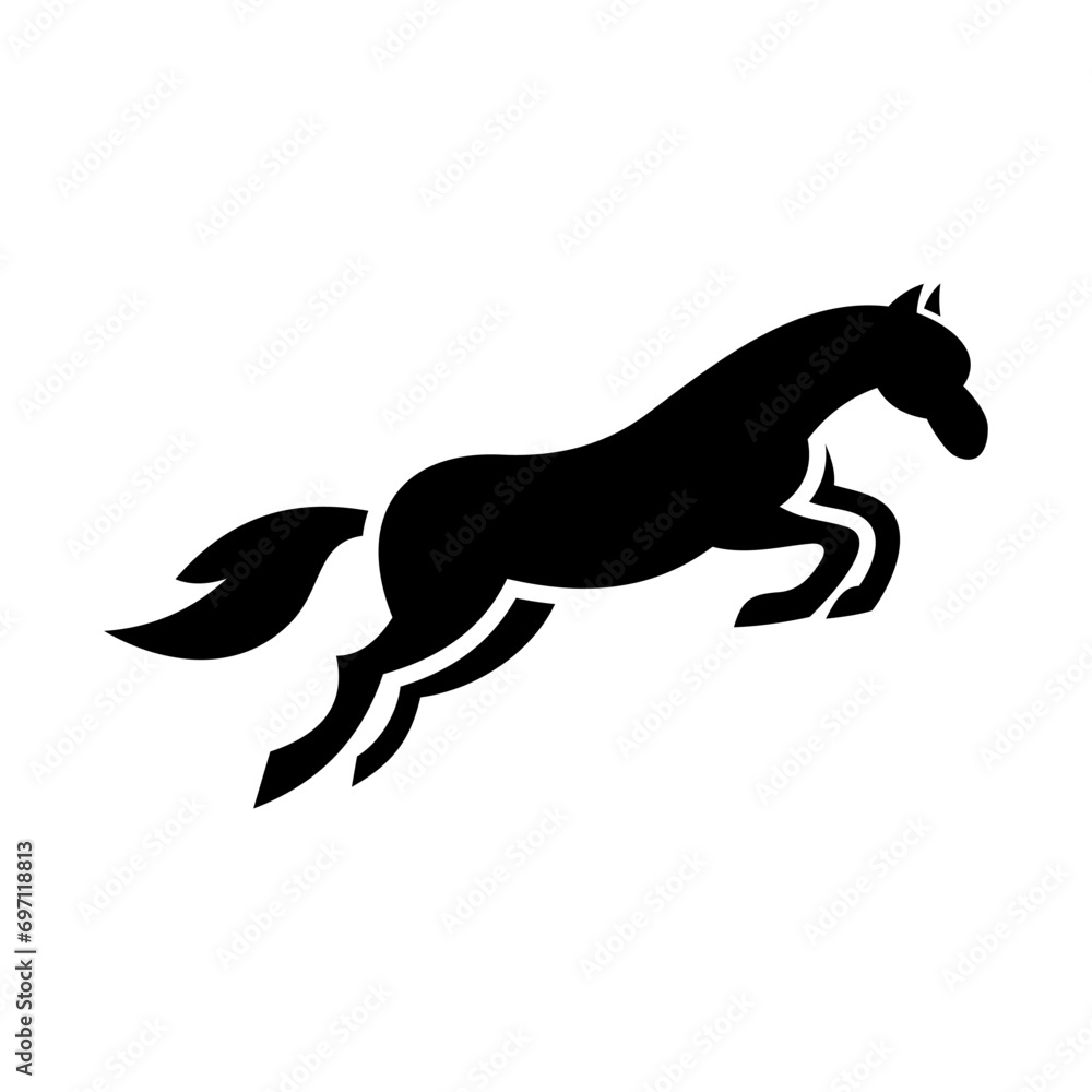 Obraz premium Horse Vector Logo Design Template
