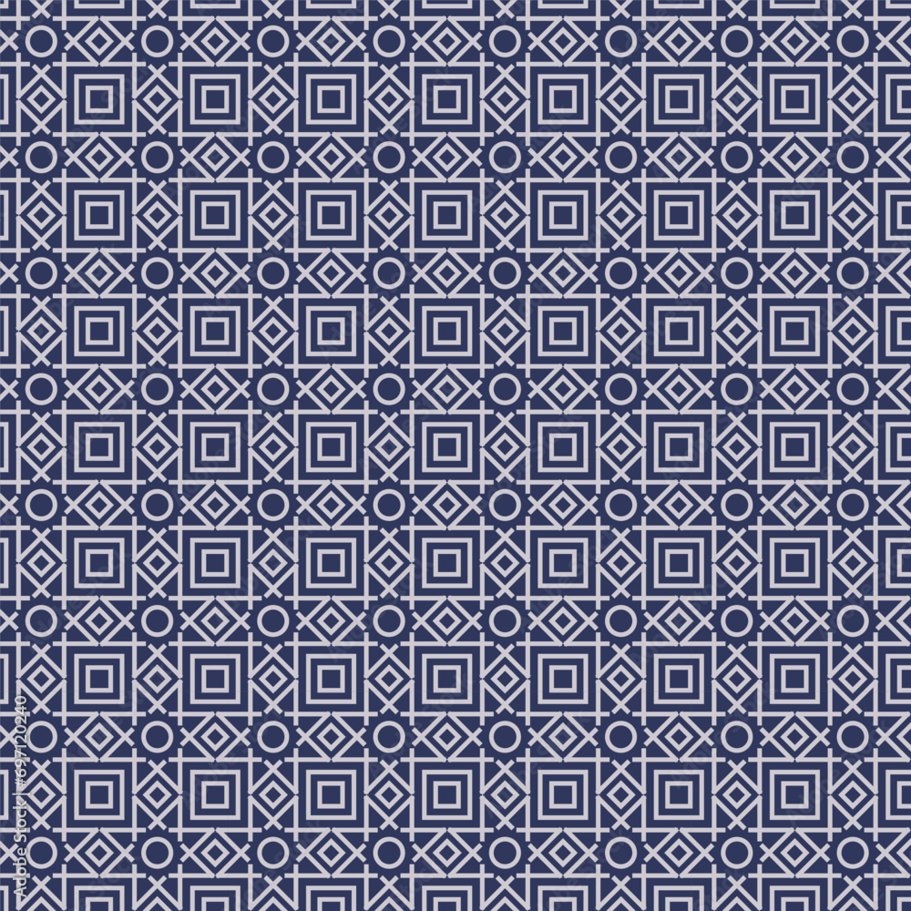 mosaic line seamless pattern design with purple background design 