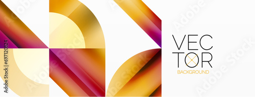 Minimalist marvel - squares and circles unite in harmonious geometry. Muted tones weave serene backdrop where structured tiles form dance of timeless elegance, epitomizing modern simplicity