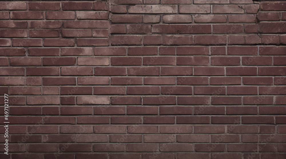 Obraz premium Vintage-Gebäudewand aus rotem Backstein, Ziegelzaunwand, Hintergrund für Design. Hintergrund einer alten, freigelegten, schmutzigen Ziegelwand, Textur. Lange und breite schäbige Gebäudefassade. Abstra