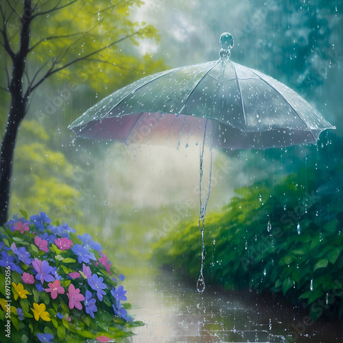rain in the rain © Rewat