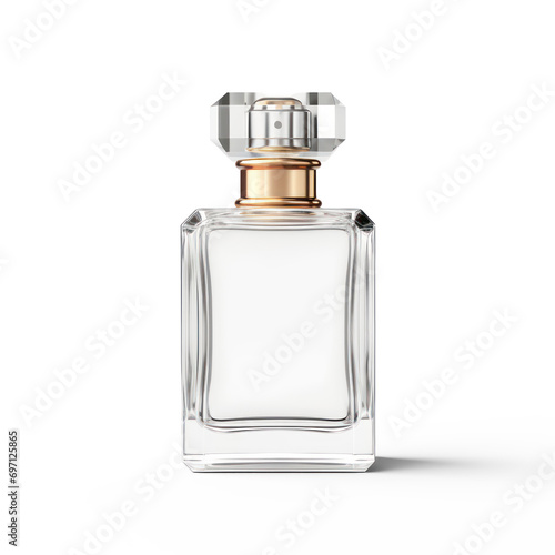 perfume mockup bottle on isolate transparency background, PNG