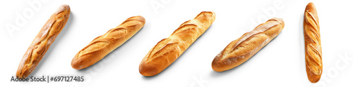 bread collection set on isolate transparency background, PNG
