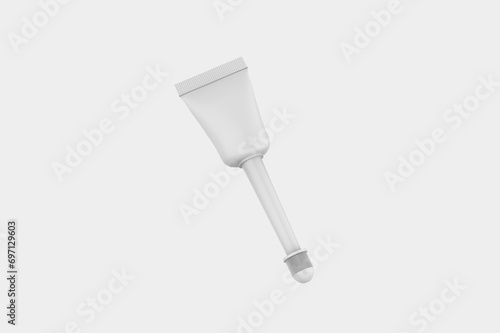 Glue Tube Mockup Isolated On White Background. 3d illustration