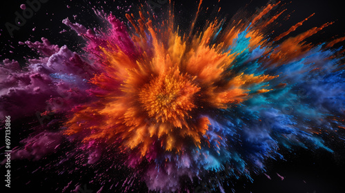 explosion of fire HD 8K wallpaper Stock Photographic Image 