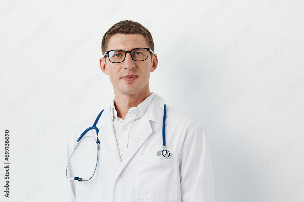 Person medic stethoscope doctor physician adult portrait background men health handsome hospital men clinic medicine Person medic stethoscope doctor physician adult portrait background men health handsome hospital men clinic medicine