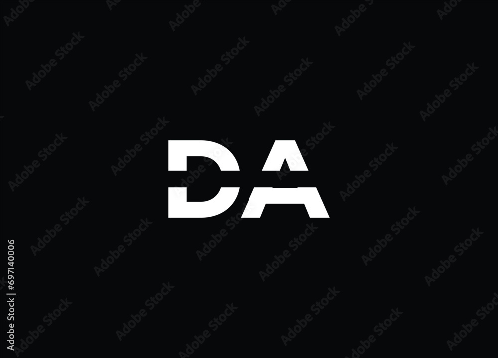 Creative Letters DA Logo Design And Vector Templates Creative Letters DA Logo Design And Vector Templates