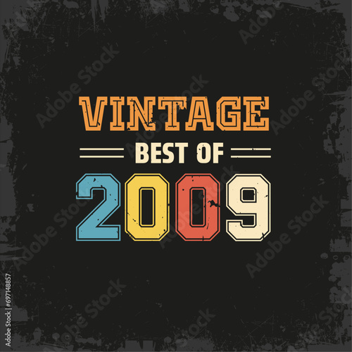 Vintage Best of 2009 t shirt design