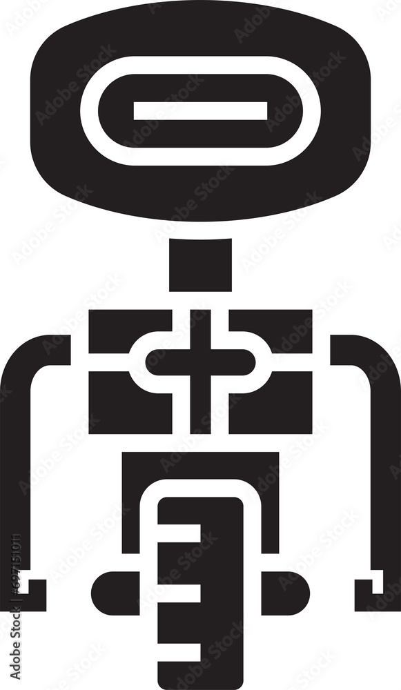 Obraz premium Robot Cartoon Icon 