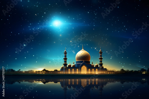 ramadan Kareem, Ramadan crescent moon, Eid Mubarak Islamic festival social media banner and Eid Mubarak Post Template, islam