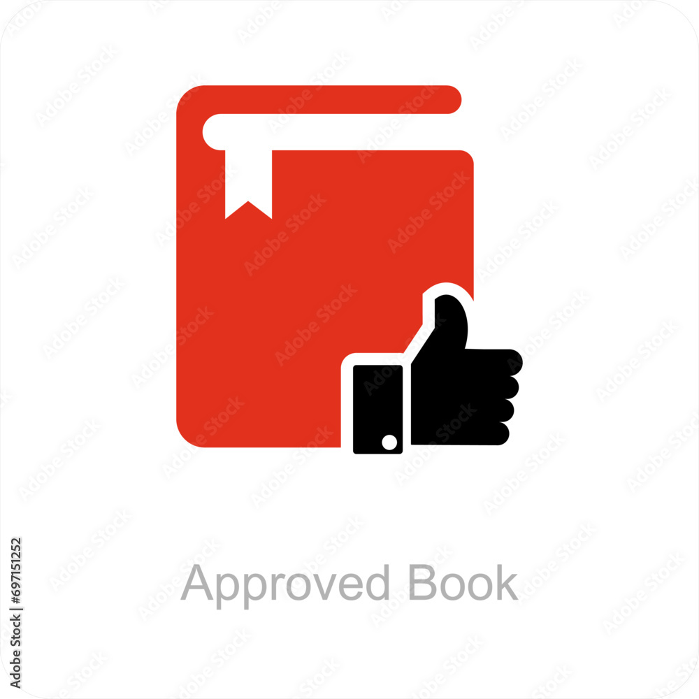 Approved Book and File Icon Concept Approved Book and File Icon Concept