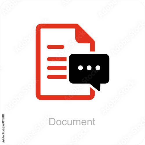 Document and Page Icon Concept