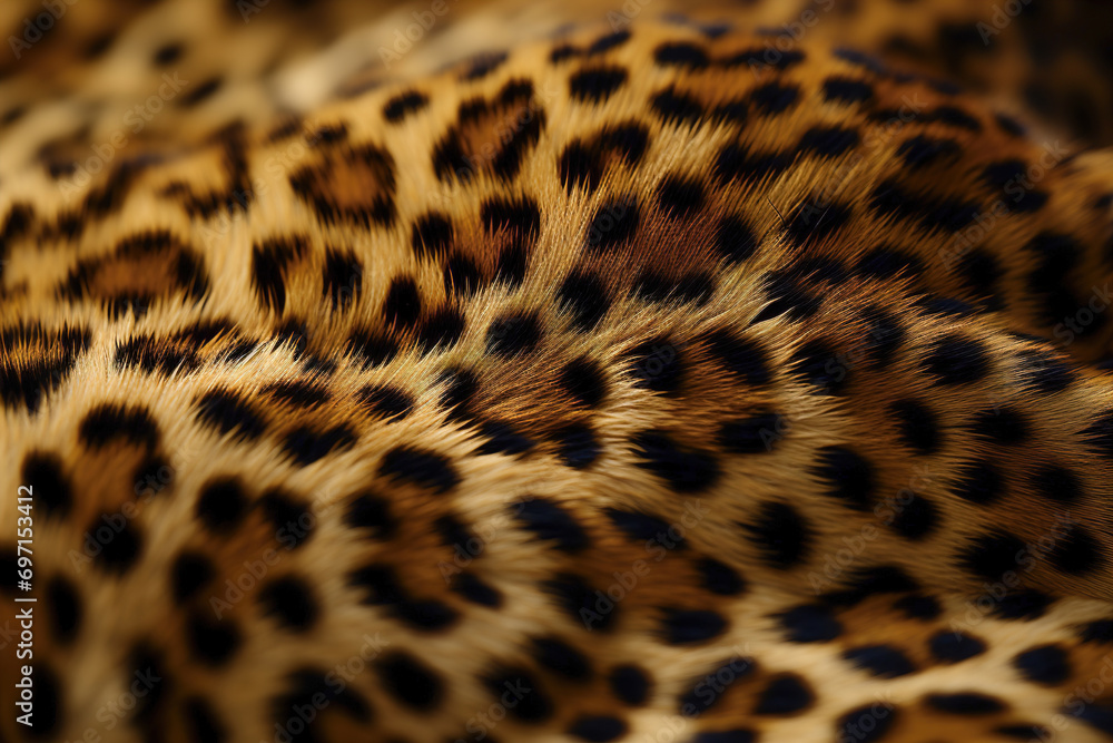 A close up background texture of a cheetah's fur. A close up background texture of a cheetah's fur.