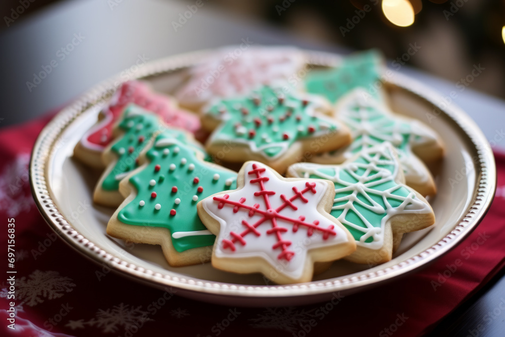 christmas cookies on the table christmas cookies on the table