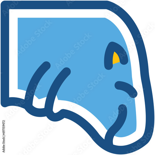 Dinosaur Line Vector Icon