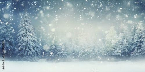 christmas background with snowflakes © Maryam