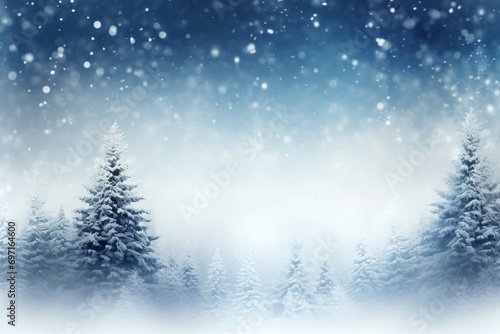 fir tree in snow