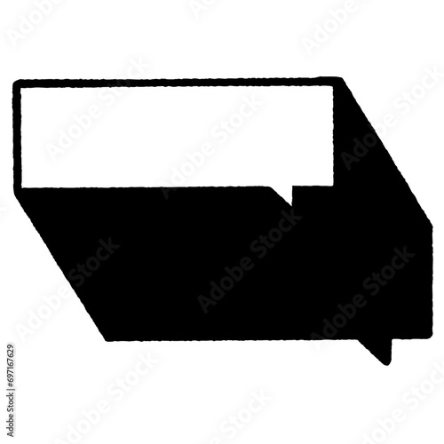 svg geometric shape textbox doodle element set