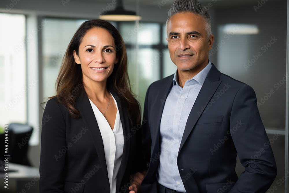business partners together in office business partners together in office