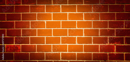 Wallpaper Mural Old Red Brick wall background or texture Torontodigital.ca