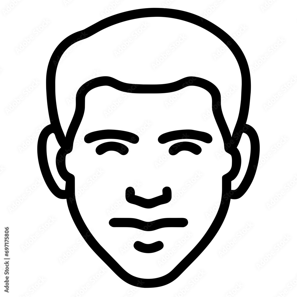 men face icon men face icon
