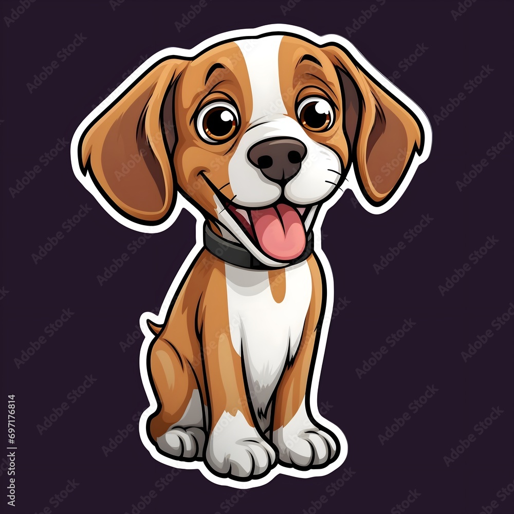 cute cartoon dog sticker and t shirt design, best design 2024
cute cartoon dog sticker and t shirt design, best design 2024