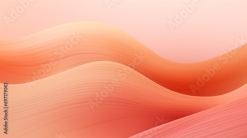 Abstract background with soft peach waves.