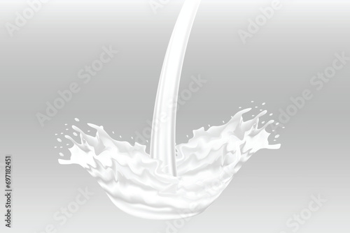 milk splashing template designe layer by layer . 