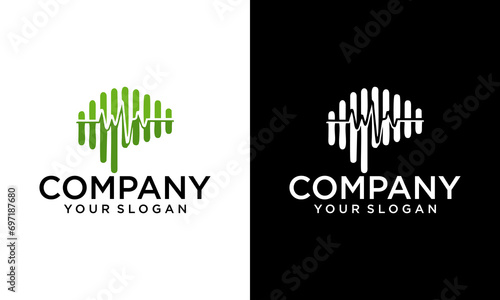 Creative beat Brain logo designs concept vector, Health Brain Pulse logo, Brain care logo template vector