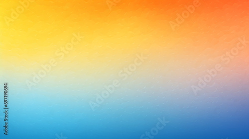 Abstract color gradient background grainy orange
