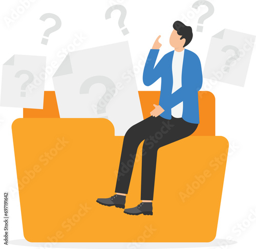 No data, empty data concept.

