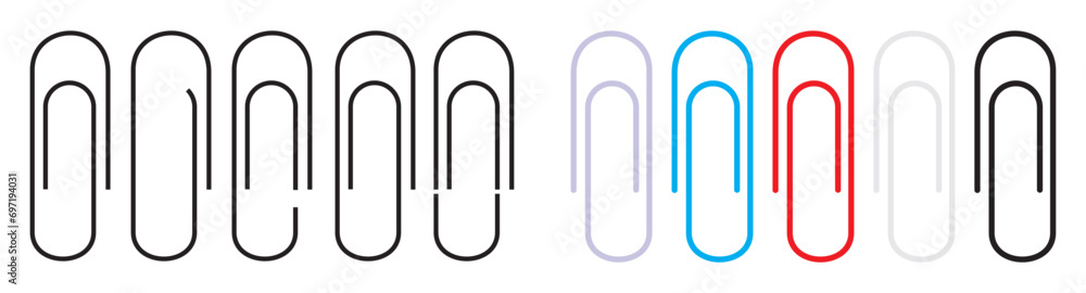 paper clip icon vector illustration simple design paper clip icon vector illustration simple design