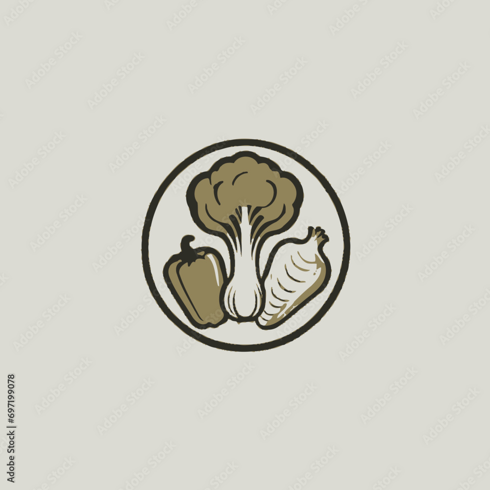 Vegetables Logo EPS Format Very Cool Design Vegetables Logo EPS Format Very Cool Design