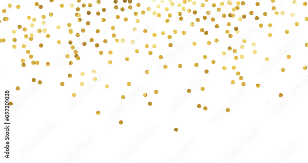 Gold glitter background polka dot vector illustration
